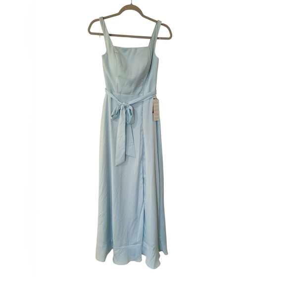 Stacees Sky Blue Maxi Dress - Picture 2 of 14